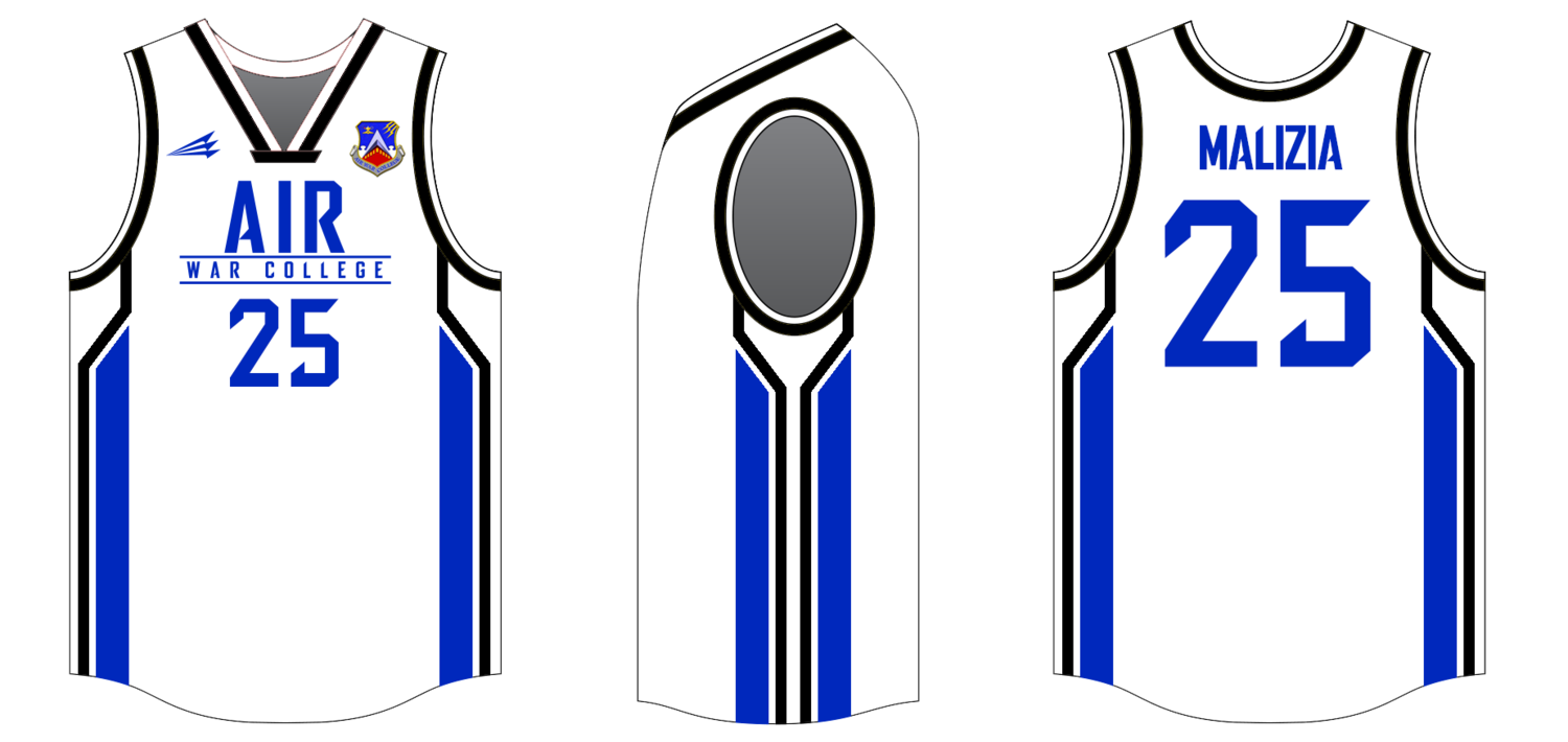 Air War College Custom HexaFlex Basketball Jersey #J2G