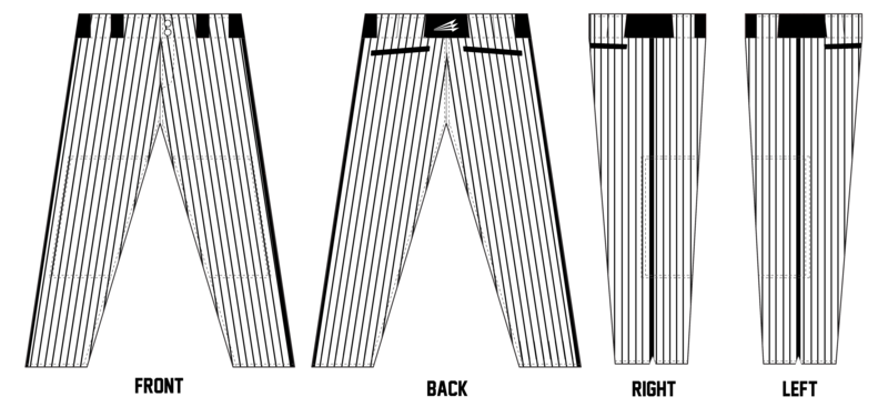 Harrisburg Bulldogs Custom Long Baseball Pants #BP2D