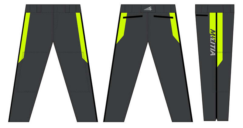 Manorville Militia Stacheman Elite Custom Long Baseball Pants #BP2