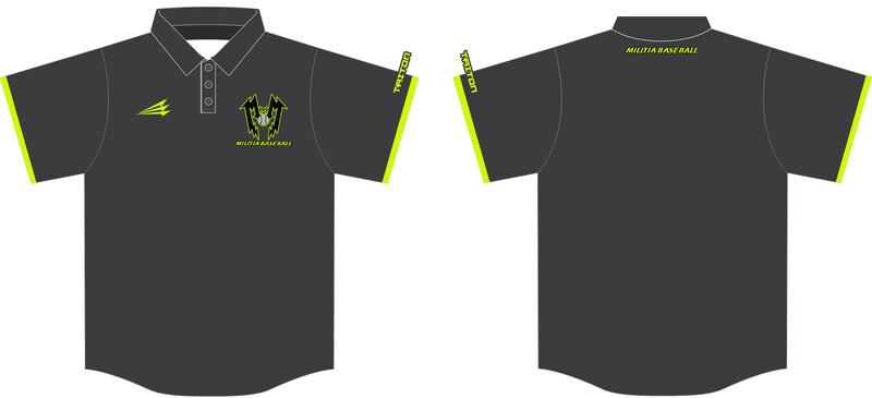 Manorville Militia Baseball Custom HyperPolo #HP1B