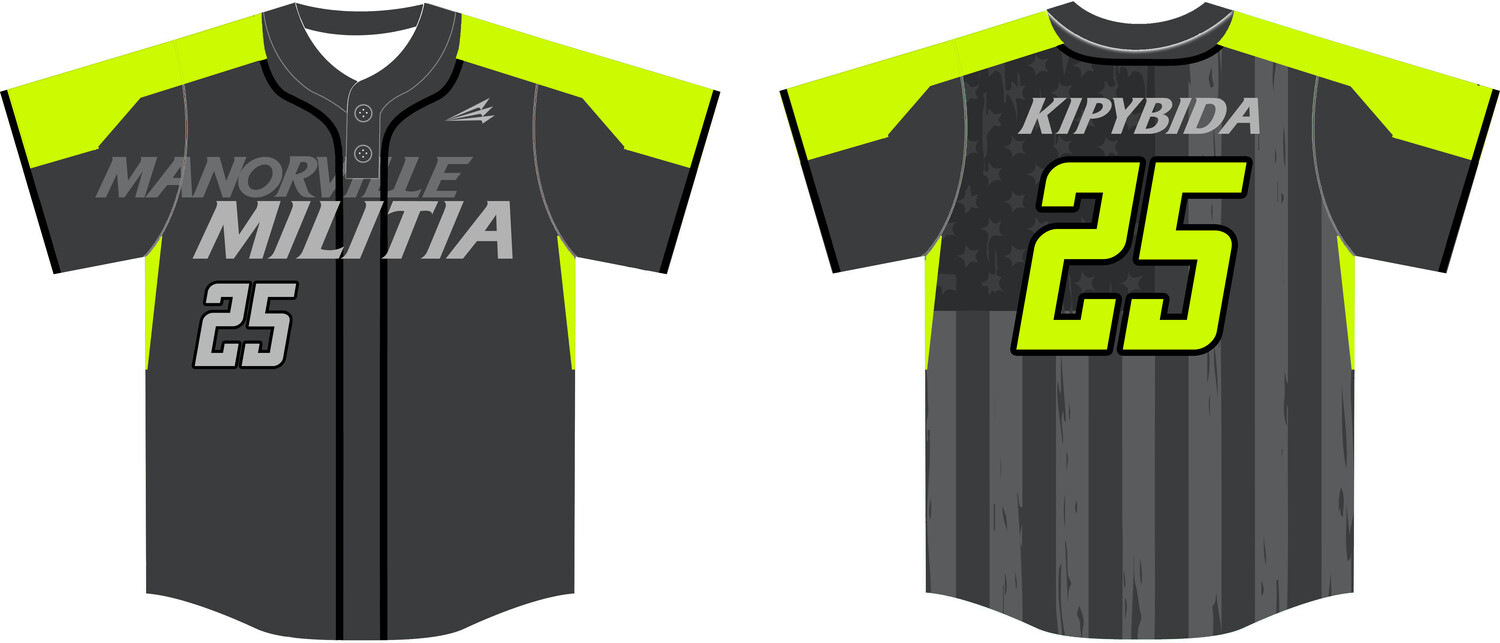 Manorville Militia Custom Nanodri Baseball Jersey #J2D