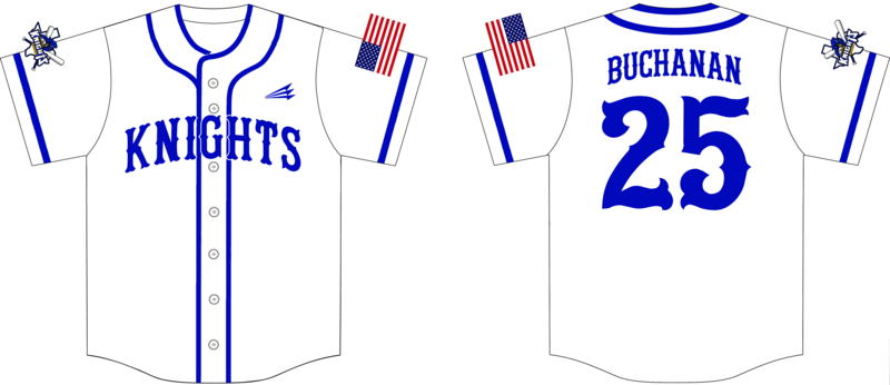 Knights Custom HexaFlex Baseball Jersey #J3B