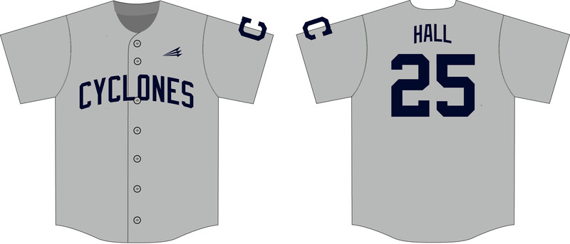 Central Ohio Cyclones Custom Hexaflex Baseball Jersey #J6A