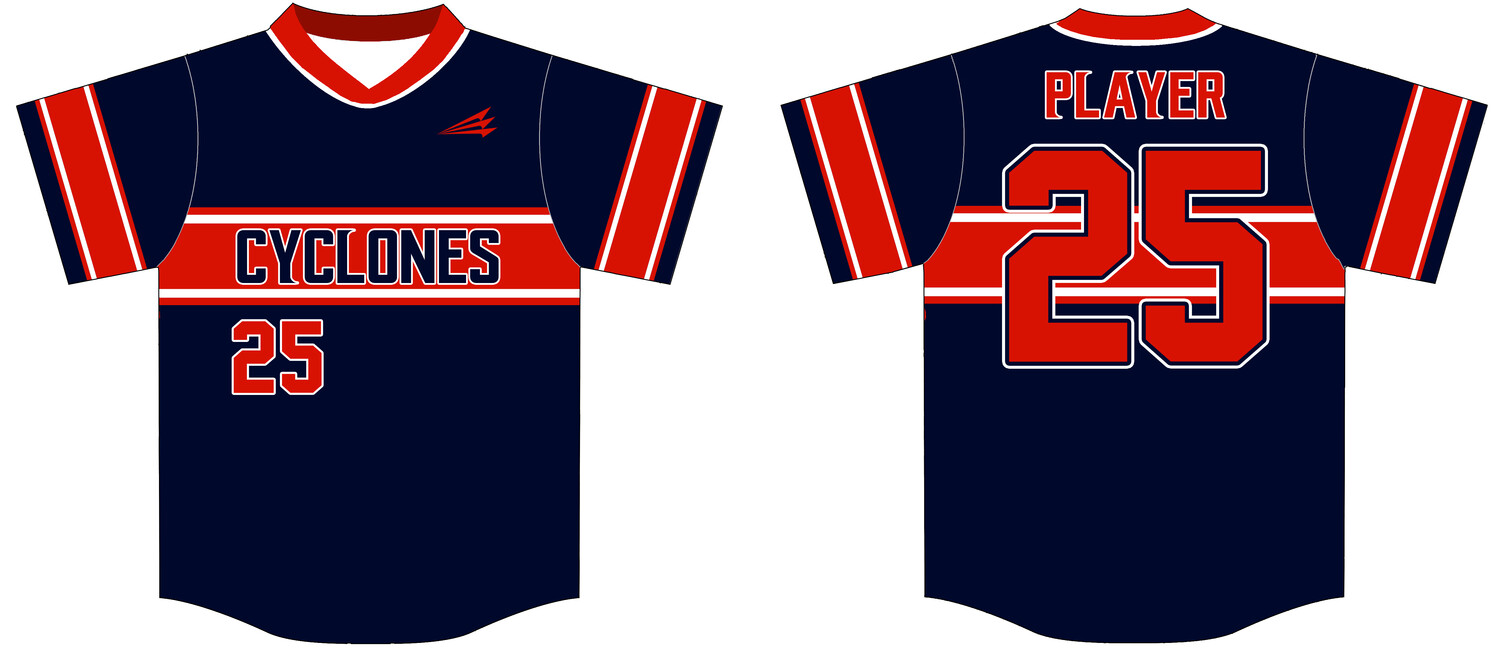 Central Ohio Cyclones Custom Hexaflex Baseball Jersey #J22A