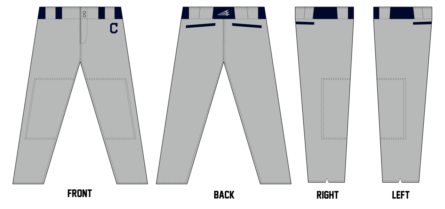 Central Ohio Cyclones Stacheman Elite Custom Long Baseball Pants #BP5C
