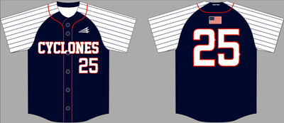Central Ohio Cyclones Custom Hexaflex Baseball Jersey #J19A