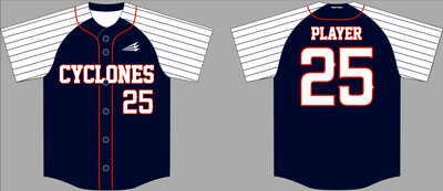 Central Ohio Cyclones Custom Hexaflex Baseball Jersey #J19B