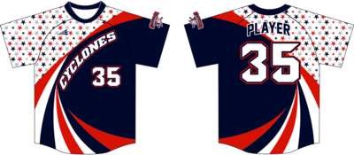 Central Ohio Cyclones Custom Nanodri Baseball Jersey #J25B