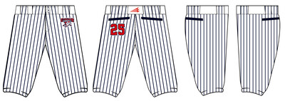 Central Ohio Cyclones Stacheman Elite Custom Knicker Baseball Pants #BP17D