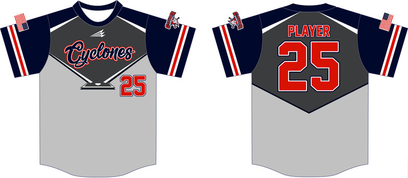 Central Ohio Cyclones Custom Hexaflex Baseball Jersey #J23