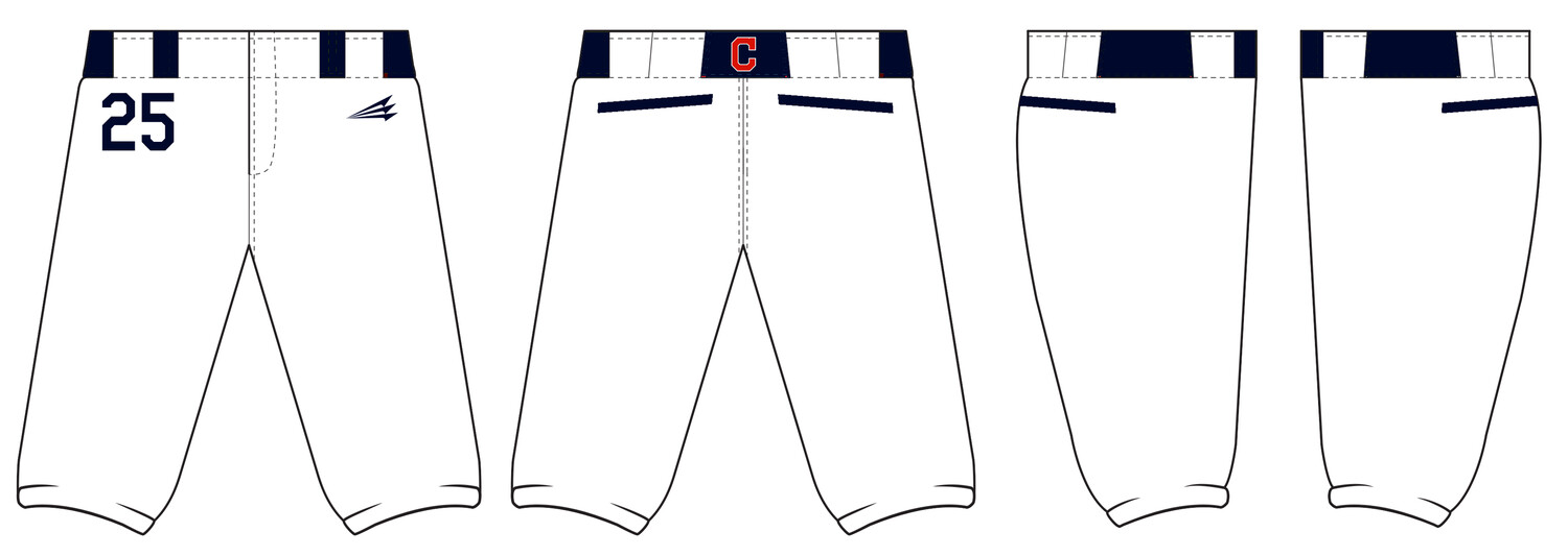 Central Ohio Cyclones Stacheman Elite Custom Knicker Baseball Pants #BP6B