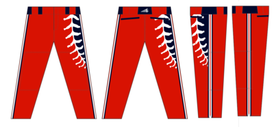 Central Ohio Cyclones Stacheman Elite Custom Long Baseball Pants #BP22