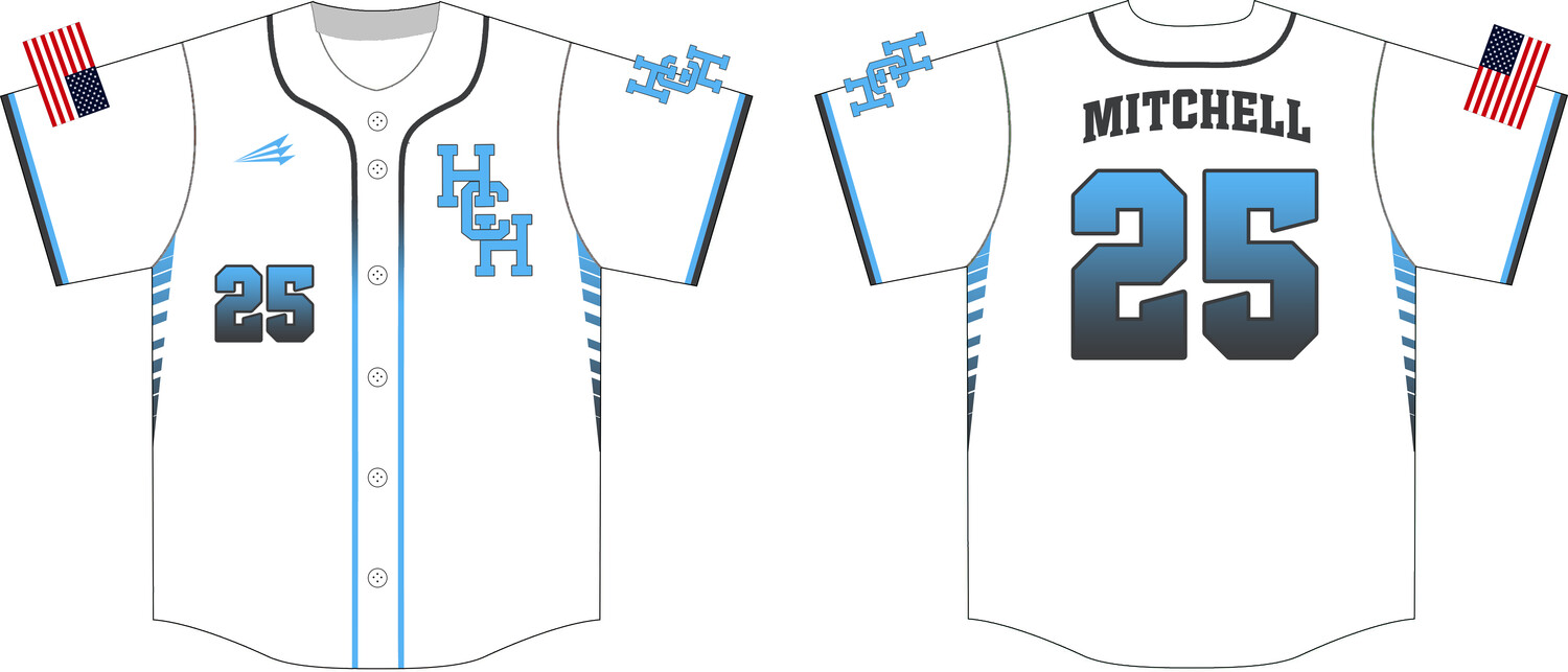Hub City Hackers Custom NanoDri Baseball Jersey #J13e