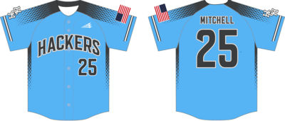 Hub City Hackers Custom NanoDri Baseball Jersey #J14b