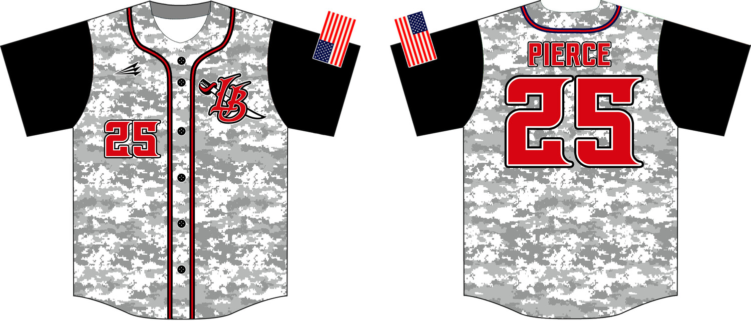 LUBBOCK BUCCANEERS Custom NanoDri Baseball Jersey #J1