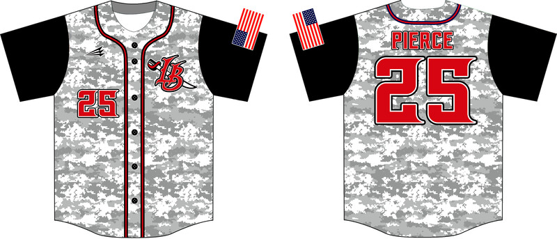 LUBBOCK BUCCANEERS Custom NanoDri Baseball Jersey #J1