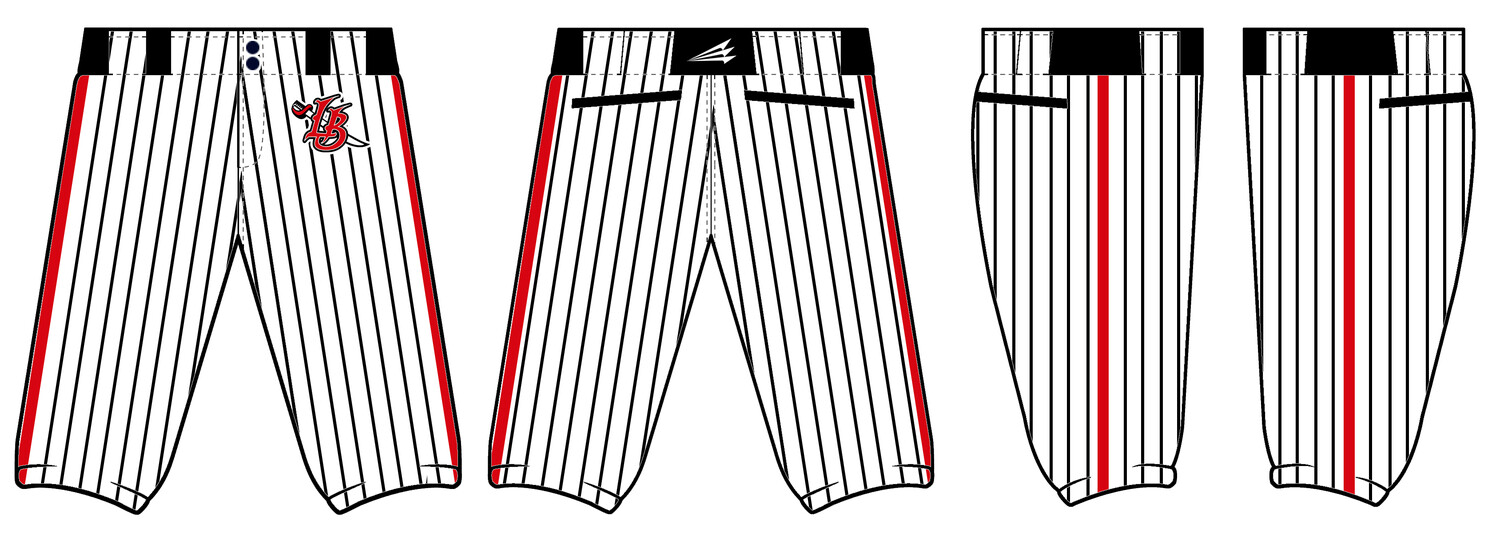 Lubbock Buccaneers Stacheman Elite Custom Knicker Pant #BP4