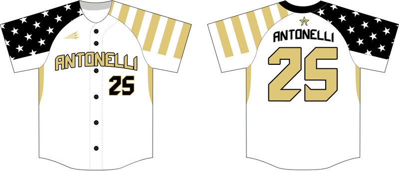 Antonelli Custom HexaFlex Baseball Jersey Design #J7C