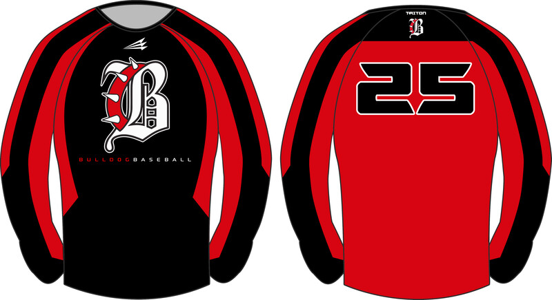 Bulldog Baseball (Baccari) Custom Vulcan Pullover #VP1