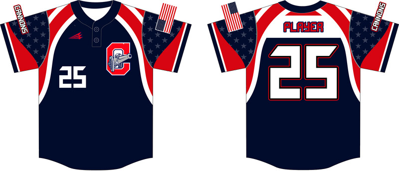 Louisiana Cannons Custom Hexaflex Baseball Jersey #J5c