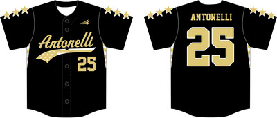Antonelli Custom HexaFlex Baseball Jersey Design #J8