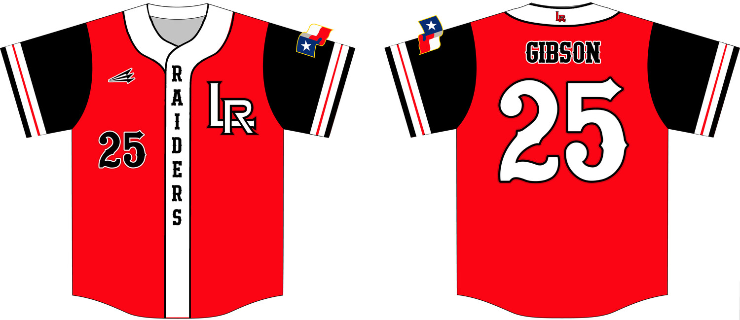 Lubbock Raiders Custom NanoDri Baseball Jersey #J27d