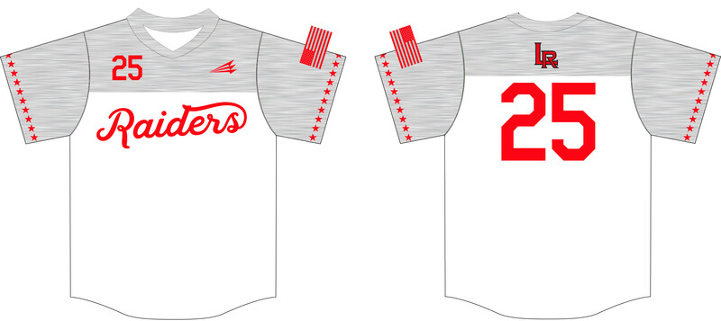 Lubbock Raiders Custom NanoDri Baseball Jersey #J33c