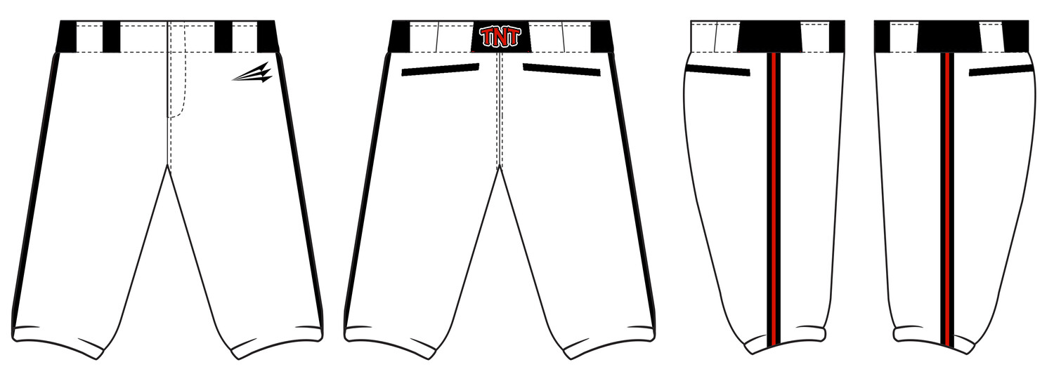 Top Notch Titans Stacheman Elite Custom Knicker Baseball Pants #BP3