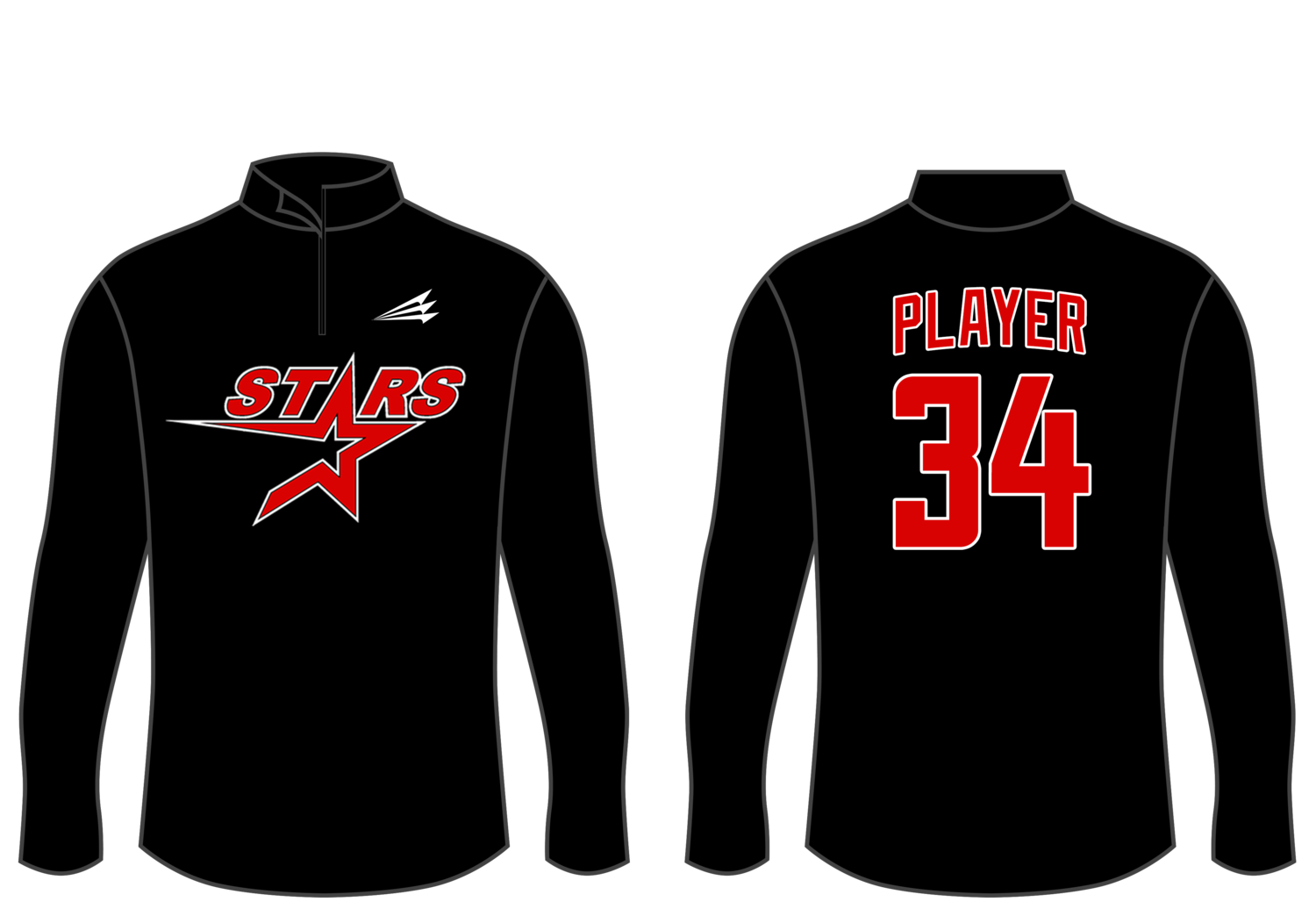 Stars Baseball Academy Custom NanoZip #NZ1