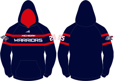 Michigan Warriors Custom Baseball Vulcan Hoodie #VH4