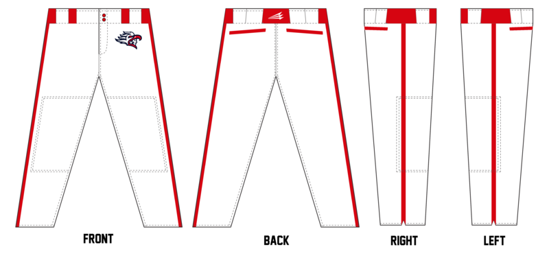 Michigan Warriors Custom Stacheman Elite Long Baseball Pants #BP6
