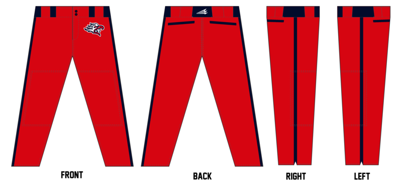 Michigan Warriors Custom Stacheman Elite Long Baseball Pants #BP1C