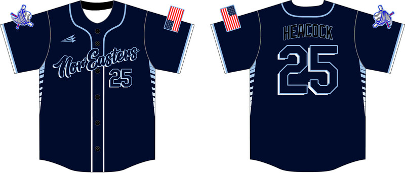 Lower Cape May Nor&#39;Easters Custom HexaFlex Baseball Jersey #J13
