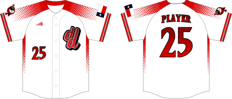DFW Drillers Custom HexaFlex Baseball Jersey Design #J1E