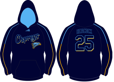 South Jersey Ospreys Custom Baseball Vulcan Hoodie #VH1