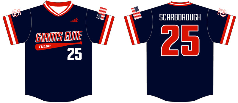 Tulsa Giants Elite Custom Nanodri Baseball Jersey #J1