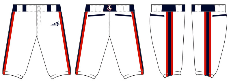 Tulsa Giants Elite Stacheman Elite Custom Knicker Baseball Pants #BP1B