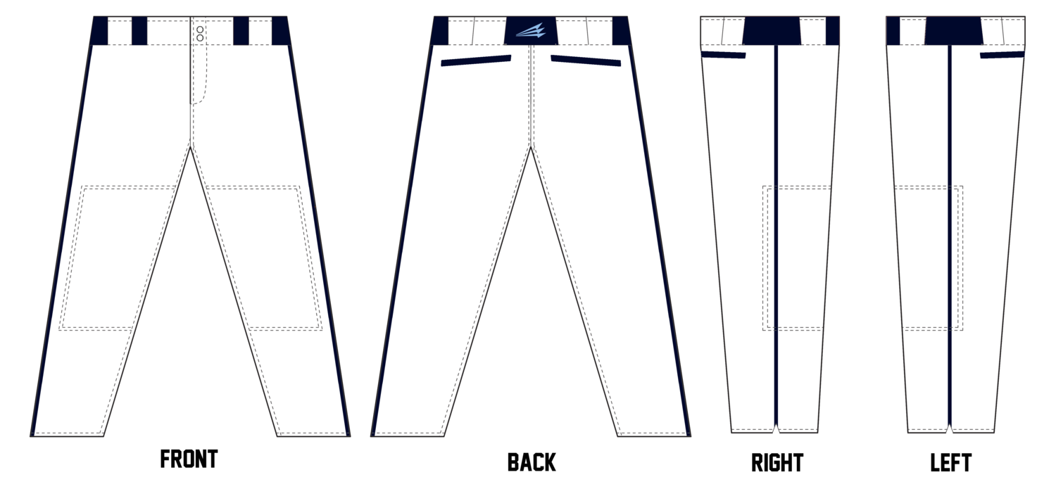 Michigan Dawgs Stacheman Elite Custom Long Baseball Pants #BP3D