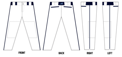 Michigan Dawgs Stacheman Elite Custom Long Baseball Pants #BP3D