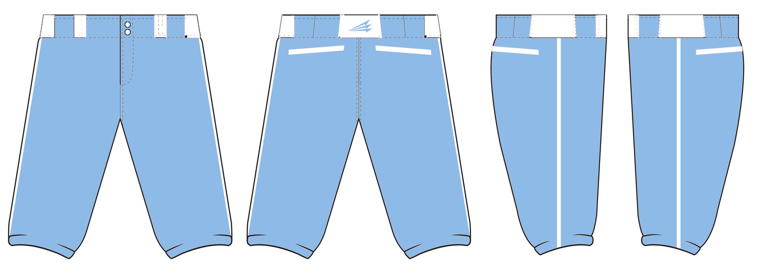 Michigan Dawgs Stacheman Elite Custom Knicker Baseball Pants #BP4D