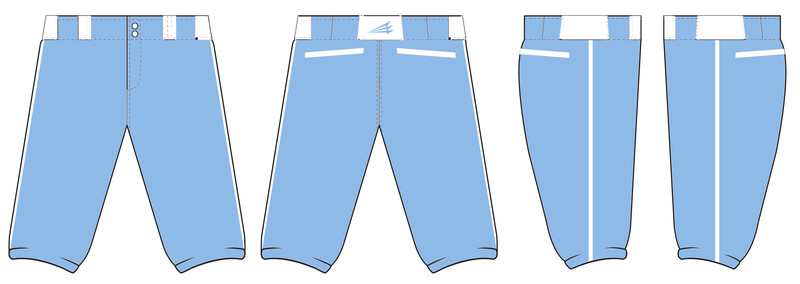 Michigan Dawgs Stacheman Elite Custom Knicker Baseball Pants #BP4D