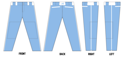 Michigan Dawgs Stacheman Elite Custom Long Baseball Pants #BP4C