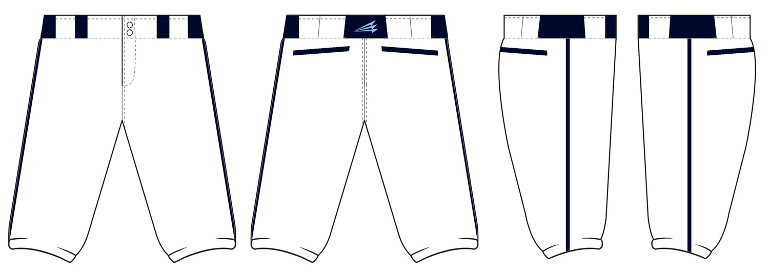 Michigan Dawgs Stacheman Elite Custom Knicker Baseball Pants #BP3E