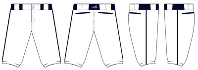 Michigan Dawgs Stacheman Elite Custom Knicker Baseball Pants #BP3E