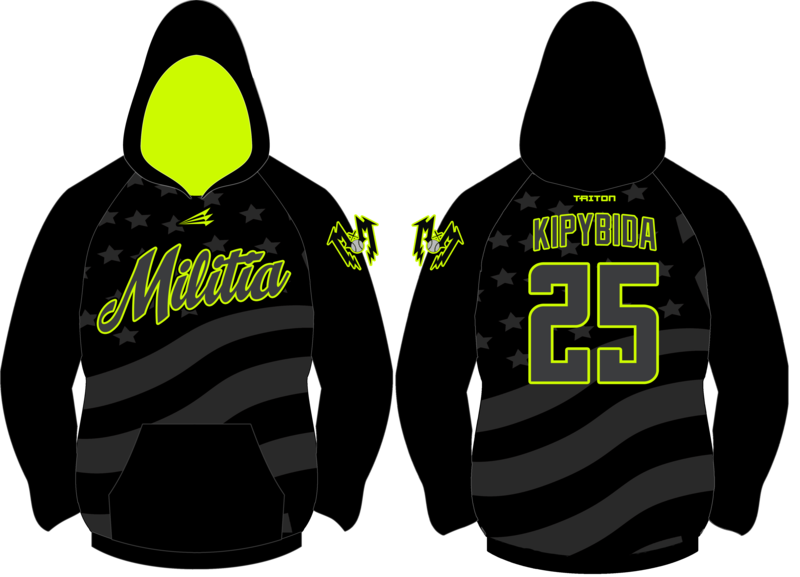 Manorville Militia Baseball Custom Vulcan Hoodie #VH1