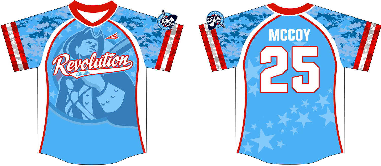 London Revolution Custom Nanodri Baseball Jersey #J4D