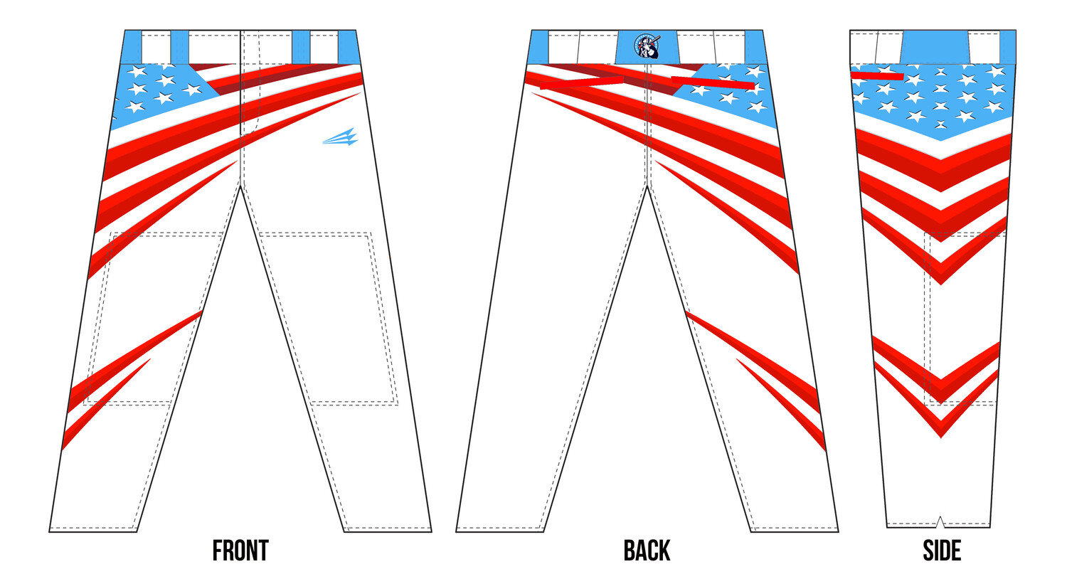London Revolution Stacheman Elite Custom Long Baseball Pants #BP4