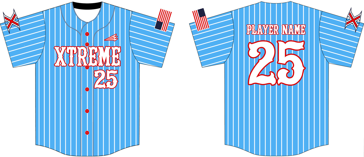 Xtreme Custom NanoDri Baseball Jersey #J1A