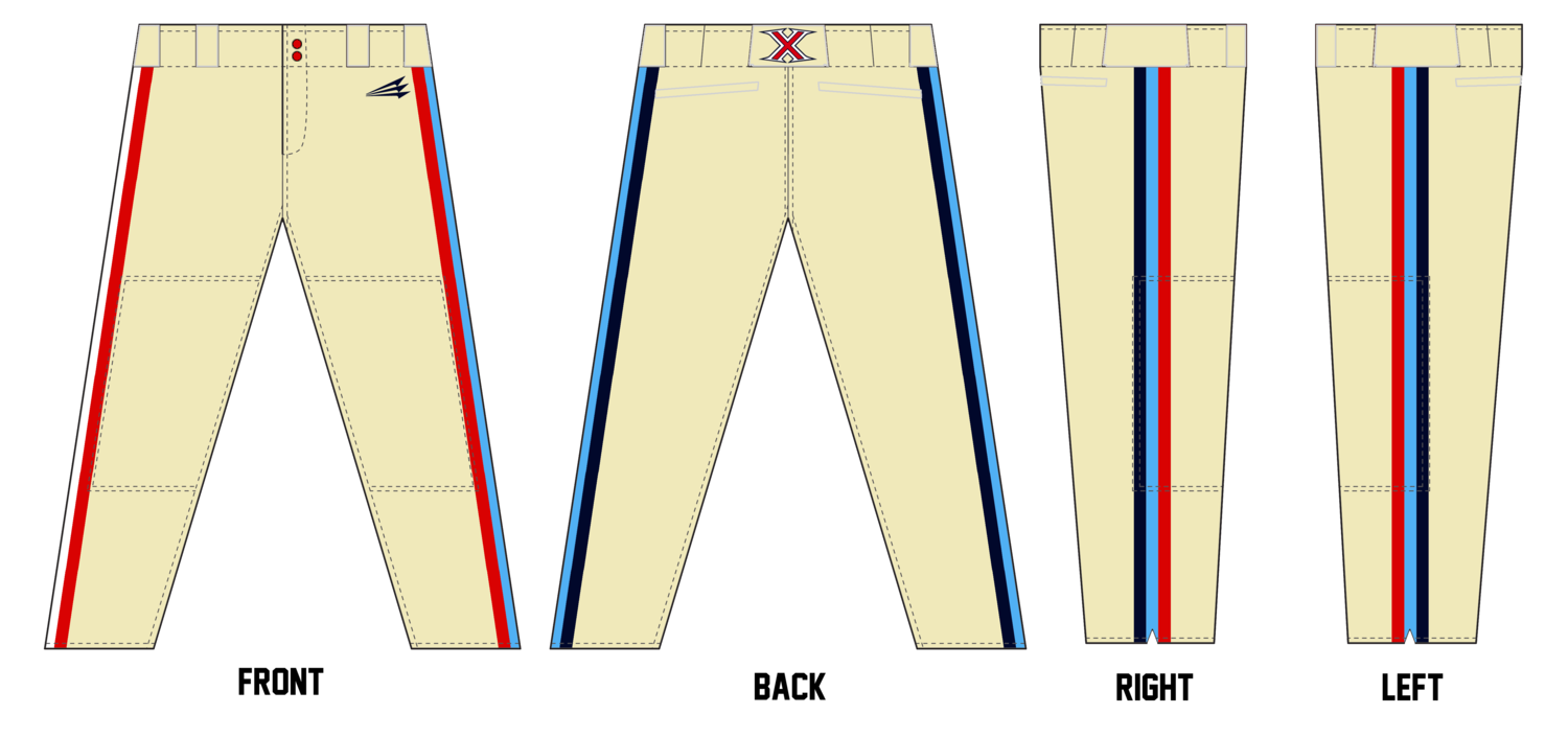 Xtreme Custom Custom Long Baseball Pants #BP2A