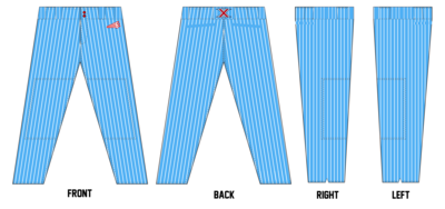 Xtreme Custom Custom Long Baseball Pants #BP1C